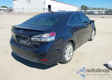 2010 Lexus Hs 250H Premium from USA, damaged, VIN JTHBB1BA6A2016156